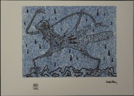 KEITH HARING   HANDNUMMERIERT DRUCKSIGNIERT