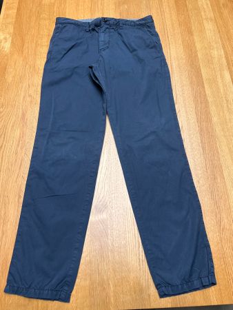 BOSS Herren Chino Hose Gr. 50 Blau Regular Fit Top Zustand