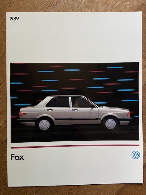 VOLKSWAGEN VW FOX USA Prospekt Modelyear 1989 brochure (Gebraucht) in ...
