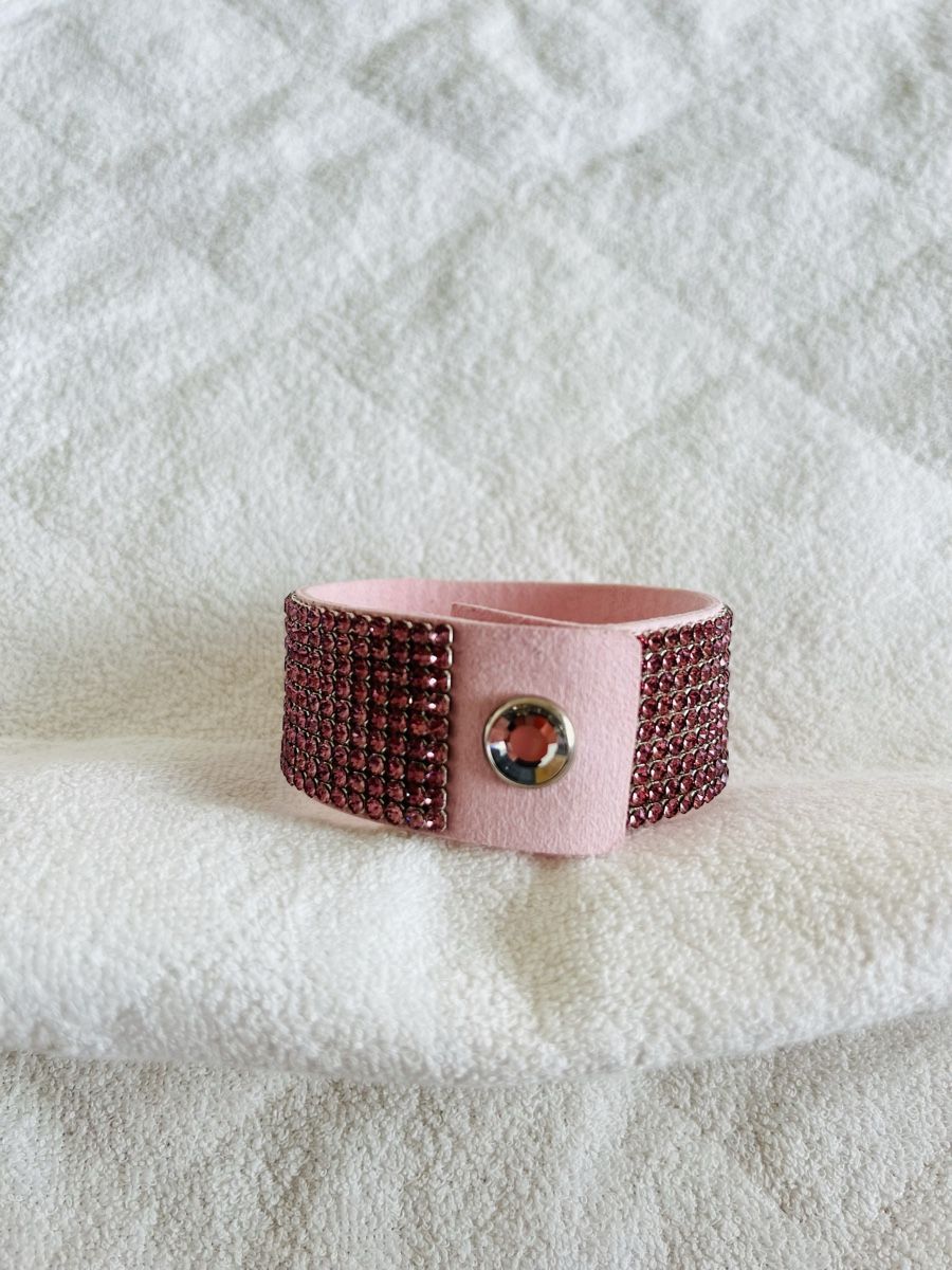 Bracciali & Braccialetti: Bracelet rose avec strass scintillants – Nuovo (secondo la descrizione) da Lausanne venduto da Global.P 1