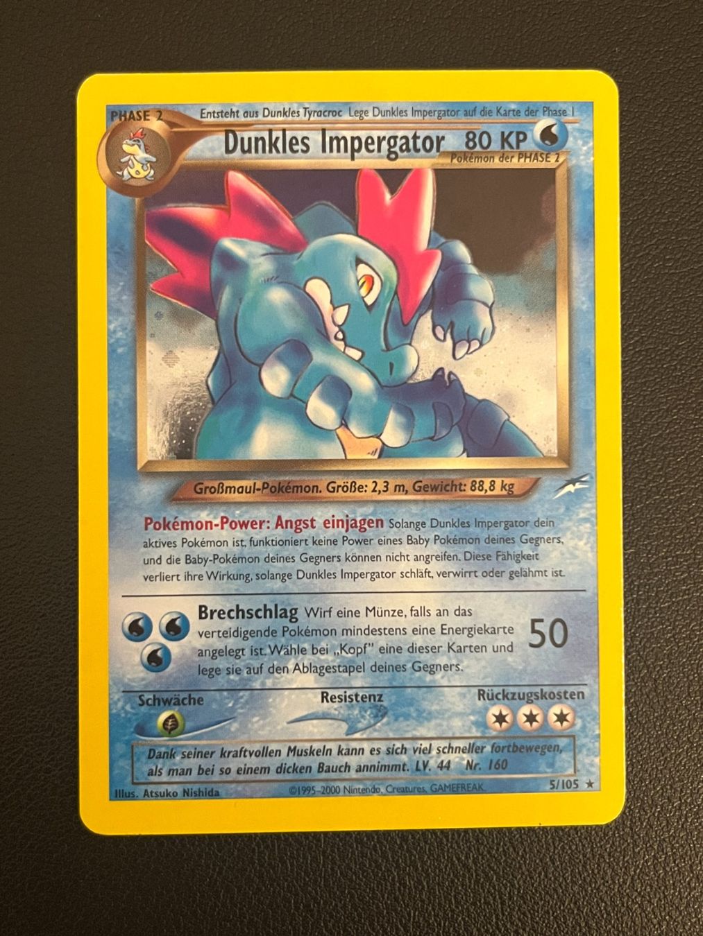 Pokémon Sammelbilder & Trading cards: Pokemon Dunkles Impergator Holo – Gebraucht aus Zollikerberg von Guido175
