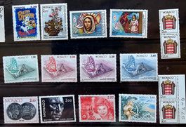 MONACO  timbres neufs ** ~1987