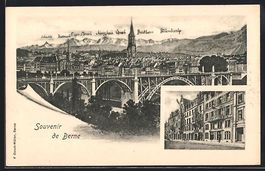 Berne, Panorama mit Breitborn, Blümlisa