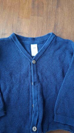 H&M Strickjacke Baby Grösse 92, dunkelblau, Top Zustand