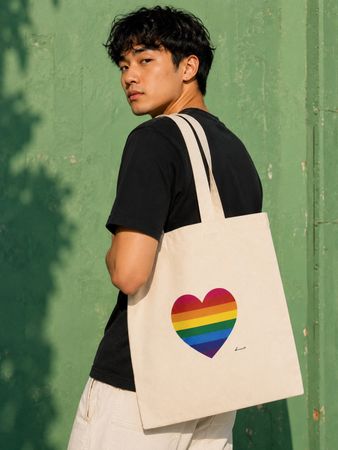 Tote Bag Pride Heart