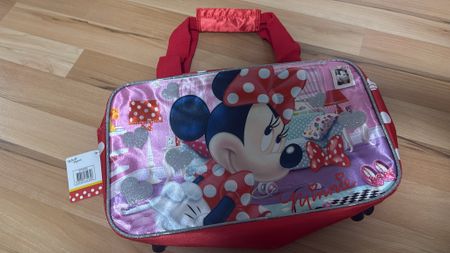 Kinderturntasche / Koffer mit Minnie Maus Motiv neu mit Etik