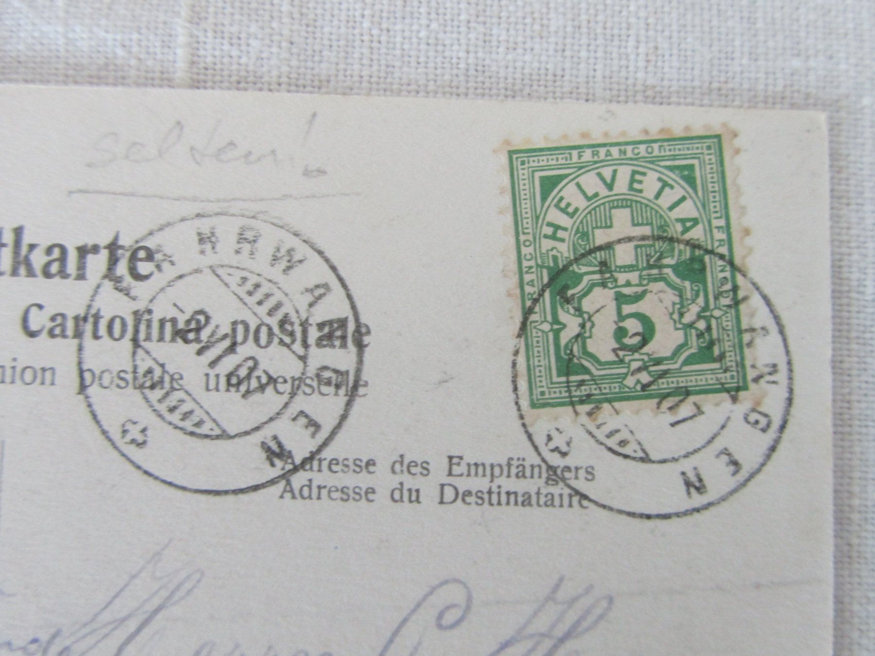 Cartoline postali: Alte Ansichtskarte Fahrwangen AG – Usato da Seengen venduto da mikelele 2