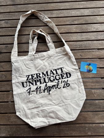 Zermatt Unplugged Staff-Festival Stofftasche 2026 neuwertig!