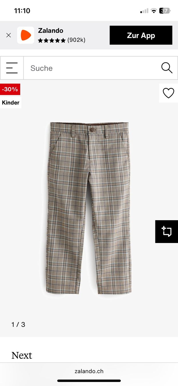 Next Hosen: Karierte Hose, Gr. 146, Next, neu! – Neu (gemäss Beschreibung) aus Rüti ZH von zoli01 3