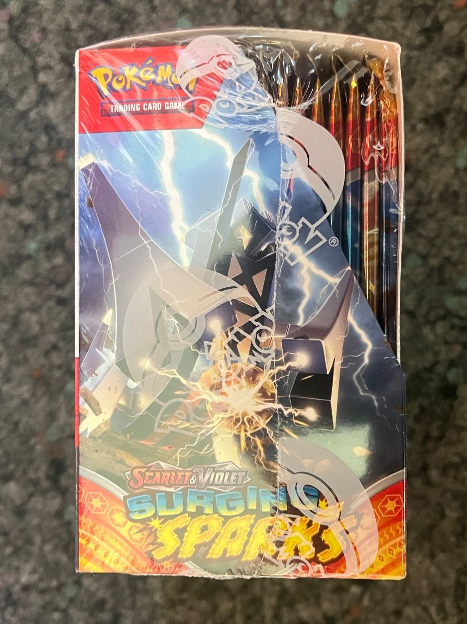 Pokémon Carte collezionabili: Pokémon SV08 Surging Sparks Display EN – Nuovo e nell'imballaggio originale da St. Niklaus VS venduto da tru_vj5x 2