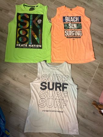 3 coole C&A Tops, Grösse 158/164, Top Zustand/Neu