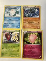 Lot de 4 cartes Pokémon Abomasnow Machamp Accelgor