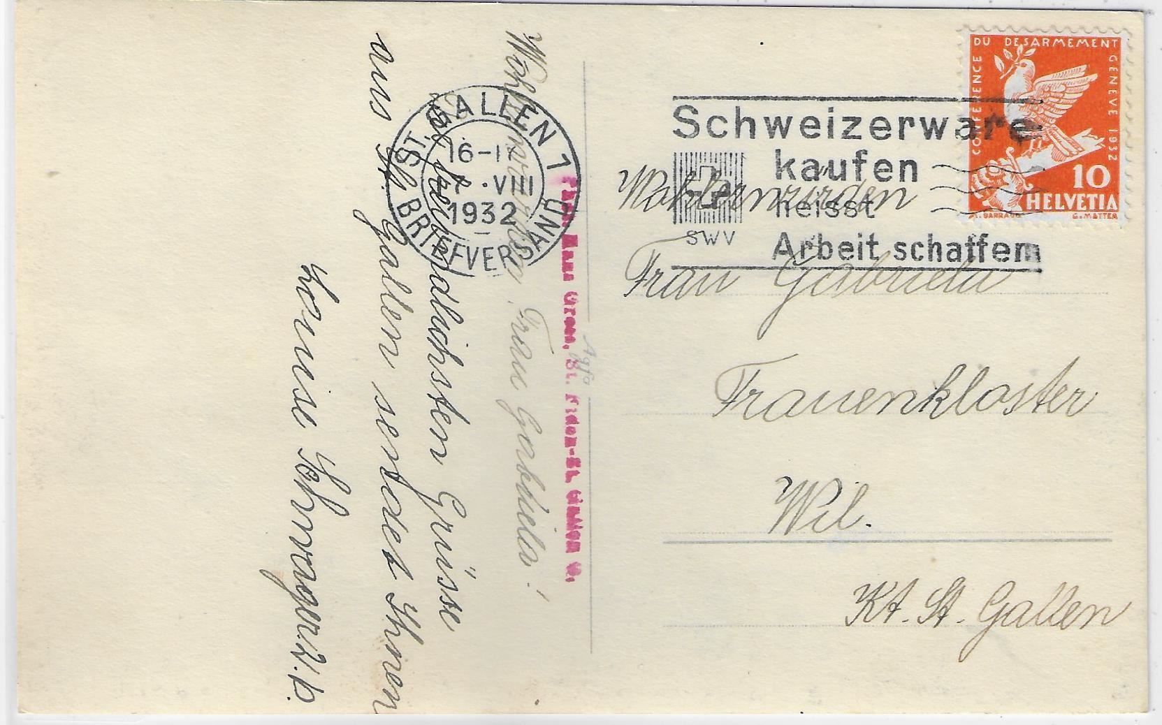 Cartoline postali: St. Gallen - Kathedrale - animee belebt – Antico da Ettingen venduto da Kartenplanet 1