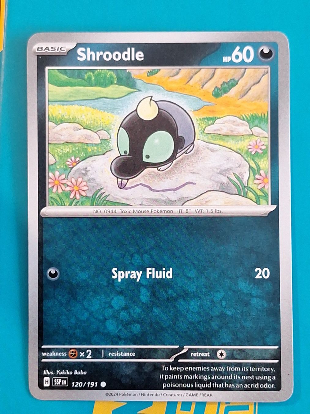 Pokémon Carte collezionabili: Shroodle - Pokemon Surging Sparks – Usato da Altstätten SG venduto da GGsGameshop