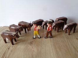 APPENZELLER 7 x KUH HOLZHUH 1 STIER 2 x SENN FÜR ALPAUFZUG