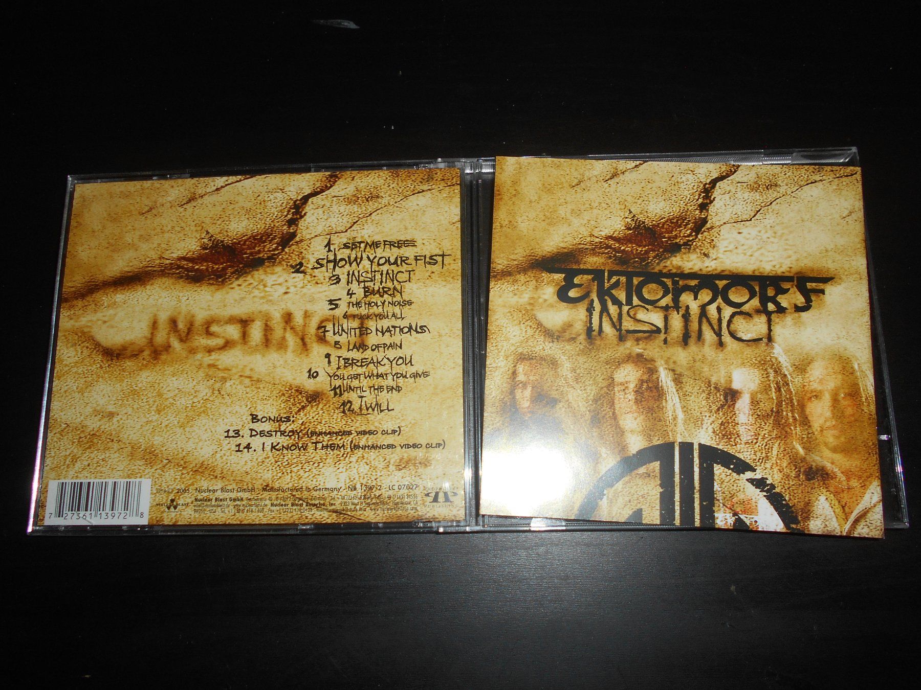 CD: Ektomorf – Instinct / 2005 – Usato da Aarberg venduto da witchhunter01 1