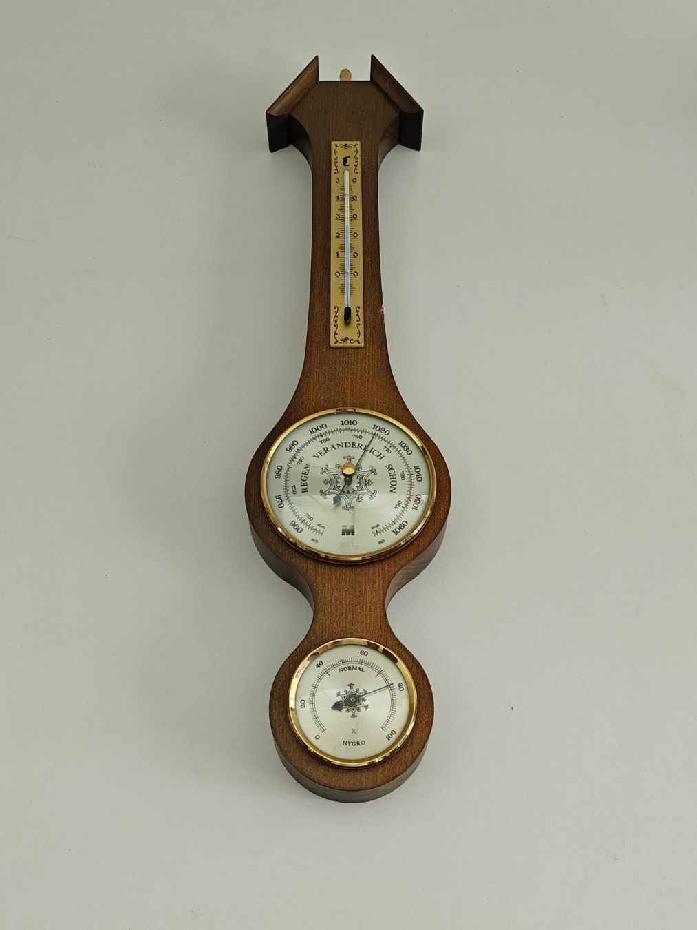Altri elettrodomestici e apparecchi d’epoca: Wetterstation Holz - Barometer Hygrometer Thermometer – Usato da Birr venduto da DisDas 1