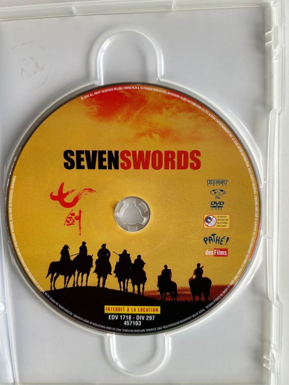 Tutti i DVDs: SEVEN SWORDS – Usato da St-Cierges venduto da Crisi53 2