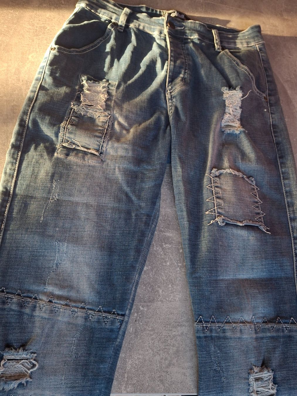 Siksilk Jeans: Pantalon jeans bleu taille S marque Siksilk – Usato da Villiers venduto da san_jn5w 2
