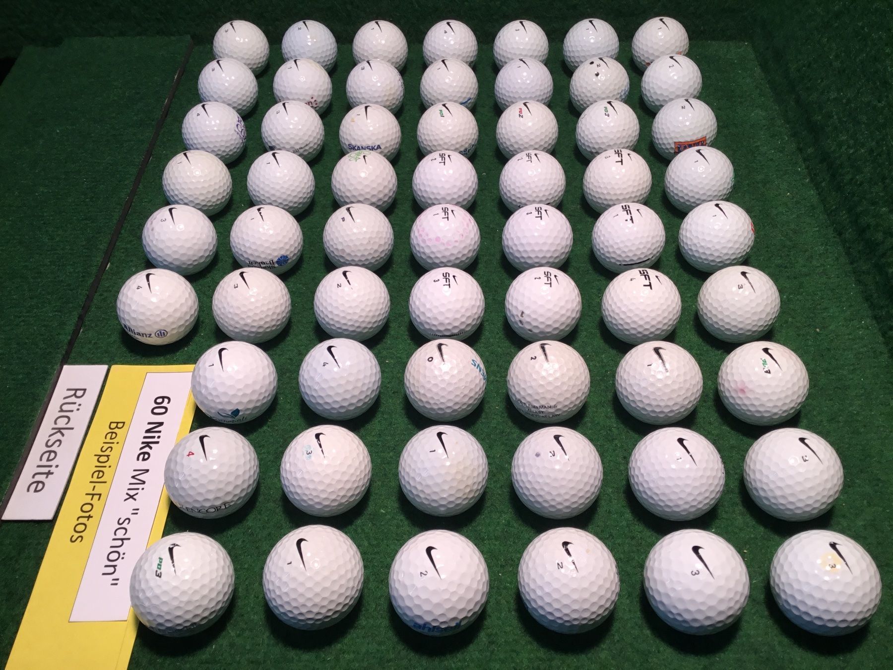 Nike Palloni: 60 Golfbälle Nike Modellmix (schön) – Usato da Bergdietikon venduto da shimano4 7