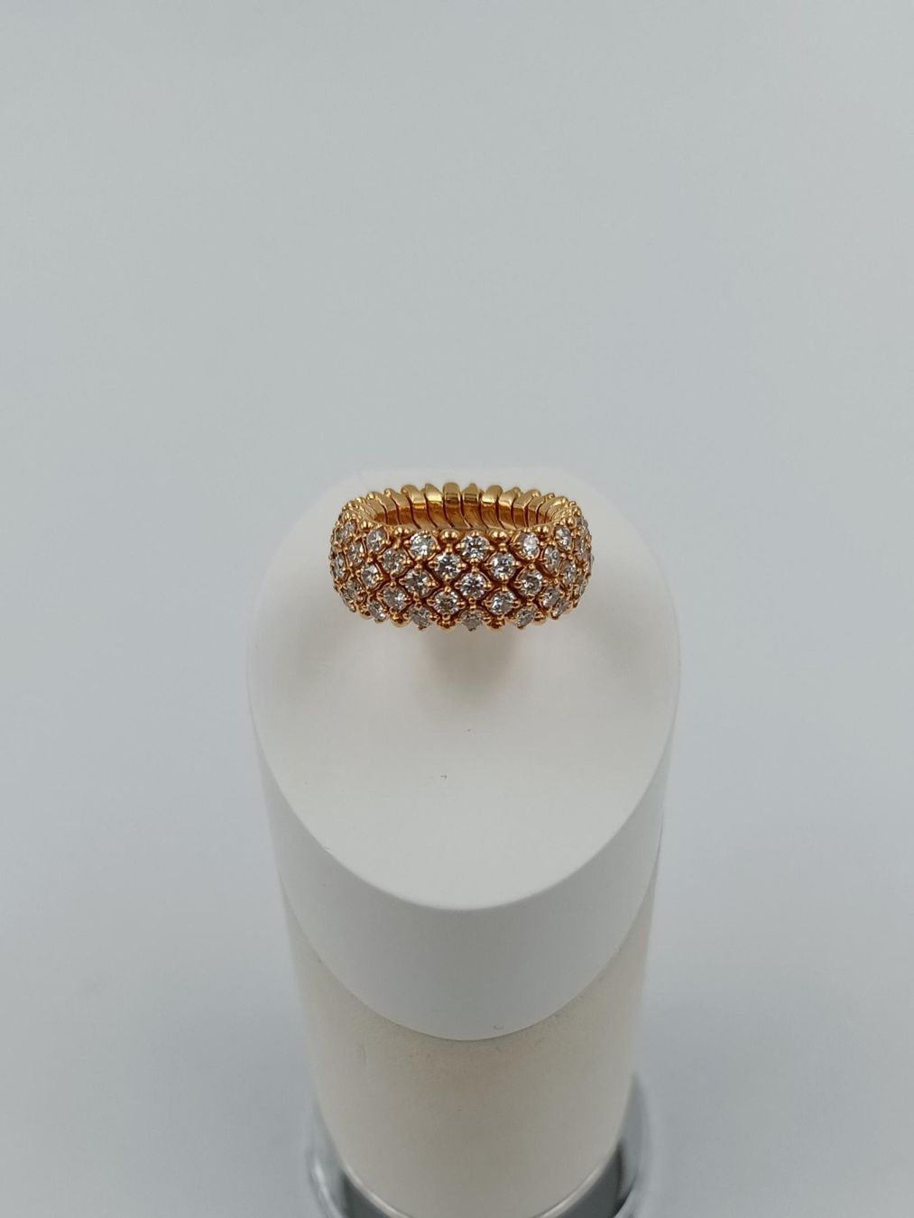 Anelli: FULL PAVÉ DIAMANT RING IN 750 ROTGOLD – Usato da Luzern venduto da EdiGem 8