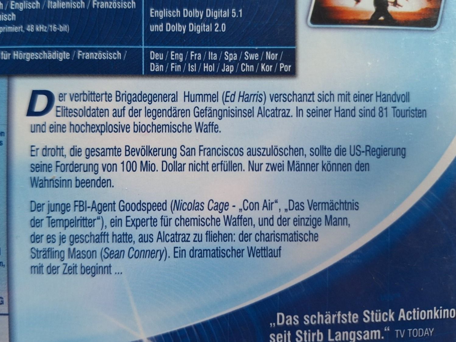 Tutti i DVDs: 3 STK BLU- RAY DISC - ACTION- KRACHER . – Usato da Huttwil venduto da Kunterbuntli 1