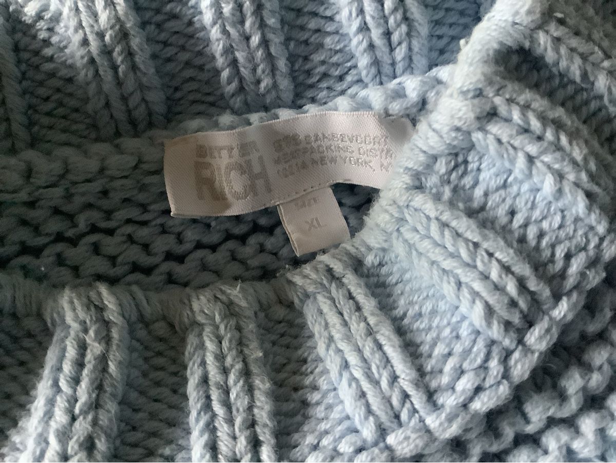Maglioni & Felpe: Strickpullover Bitter Rich hellblau Grösse XL neuwertig – Usato da Buch SH venduto da bri_hpp2 1