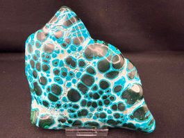 Malachit und Chrysocolla poliert