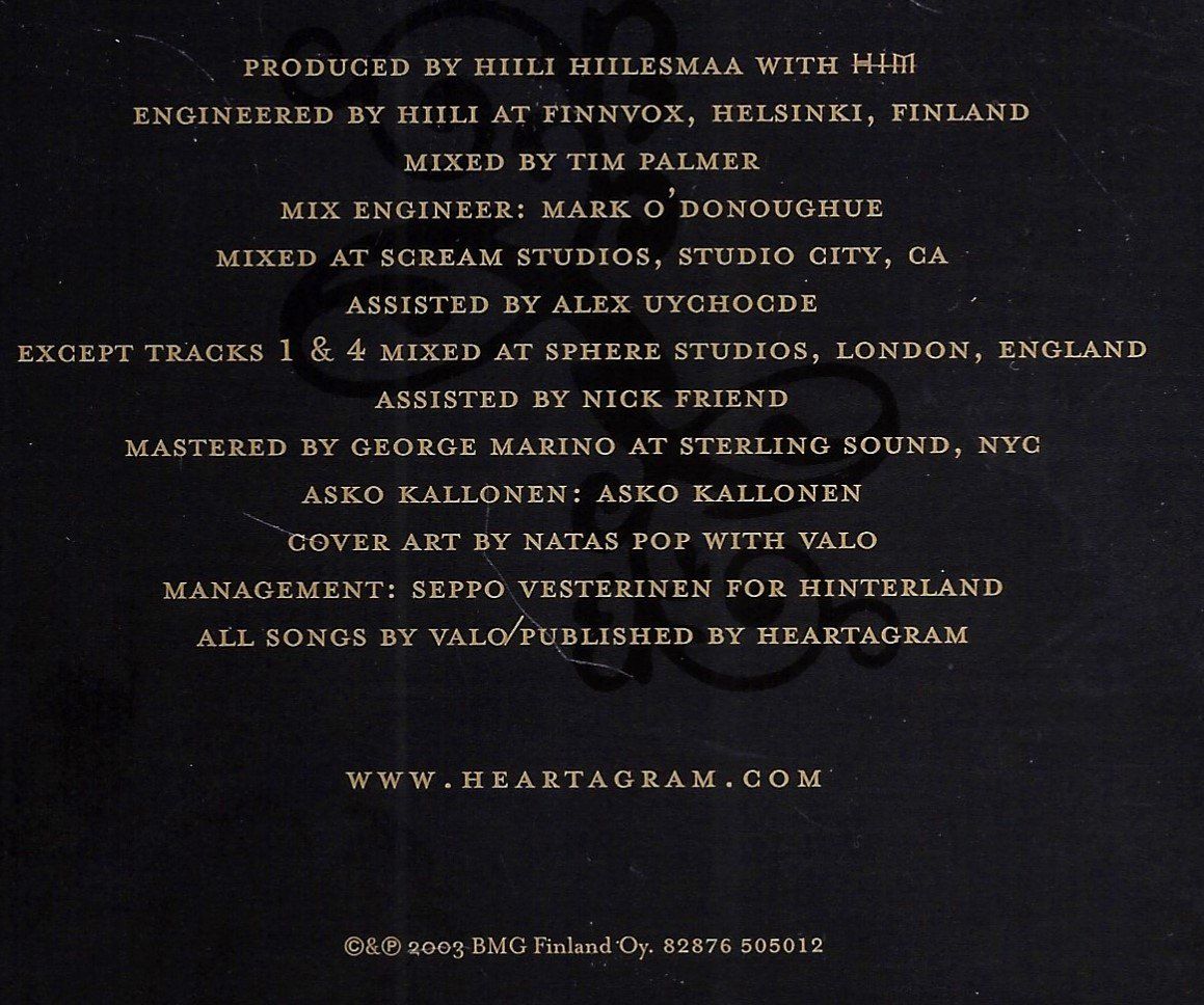 CDs: Him LOVE METAL CD – Gebraucht aus Kandergrund von Sososo 4