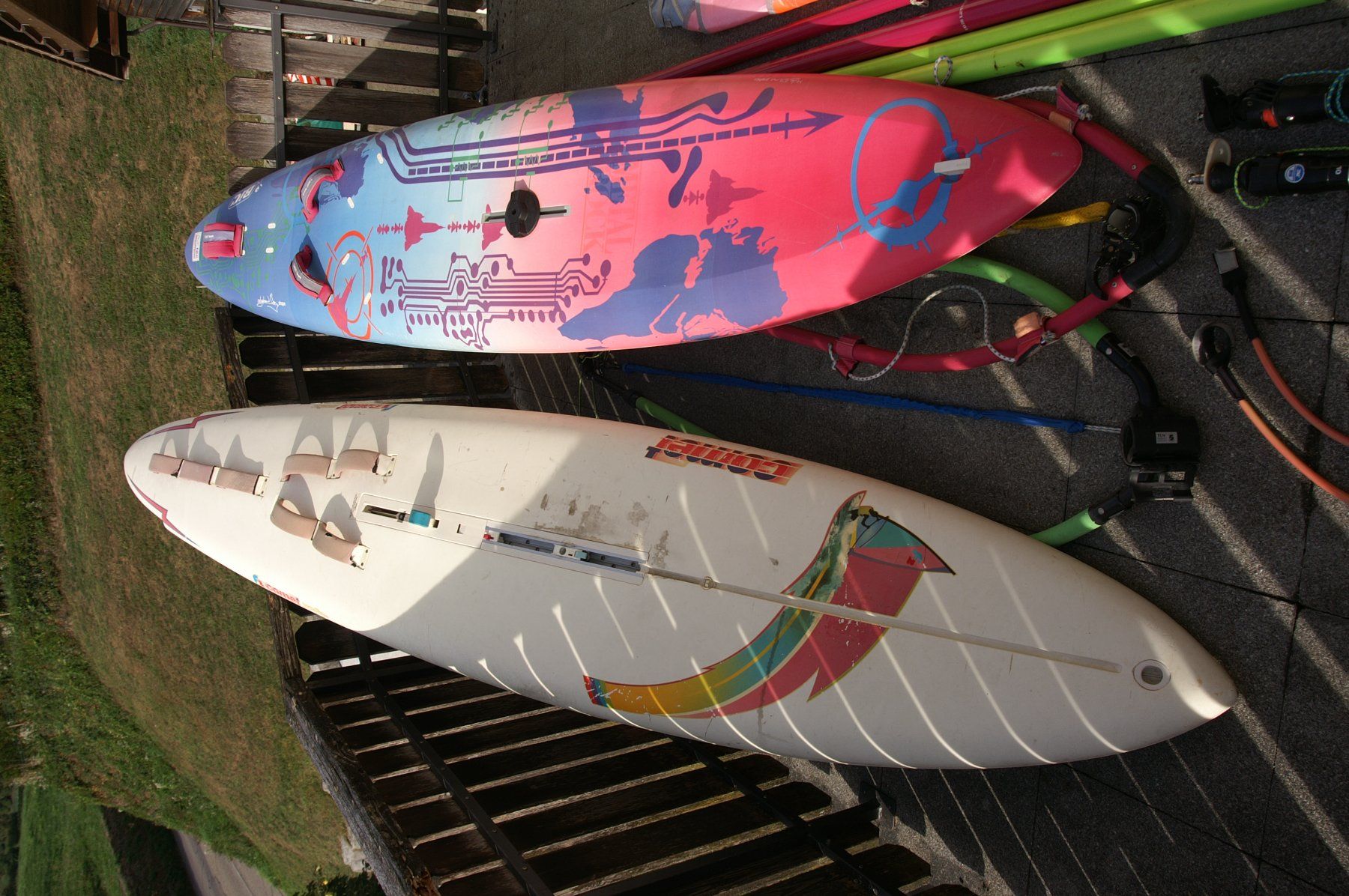 Surfboards & Schwimmbrette: Windsurfausrüstung Surfbrett Windsurfing SUP – Gebraucht aus Jona von hope37 9