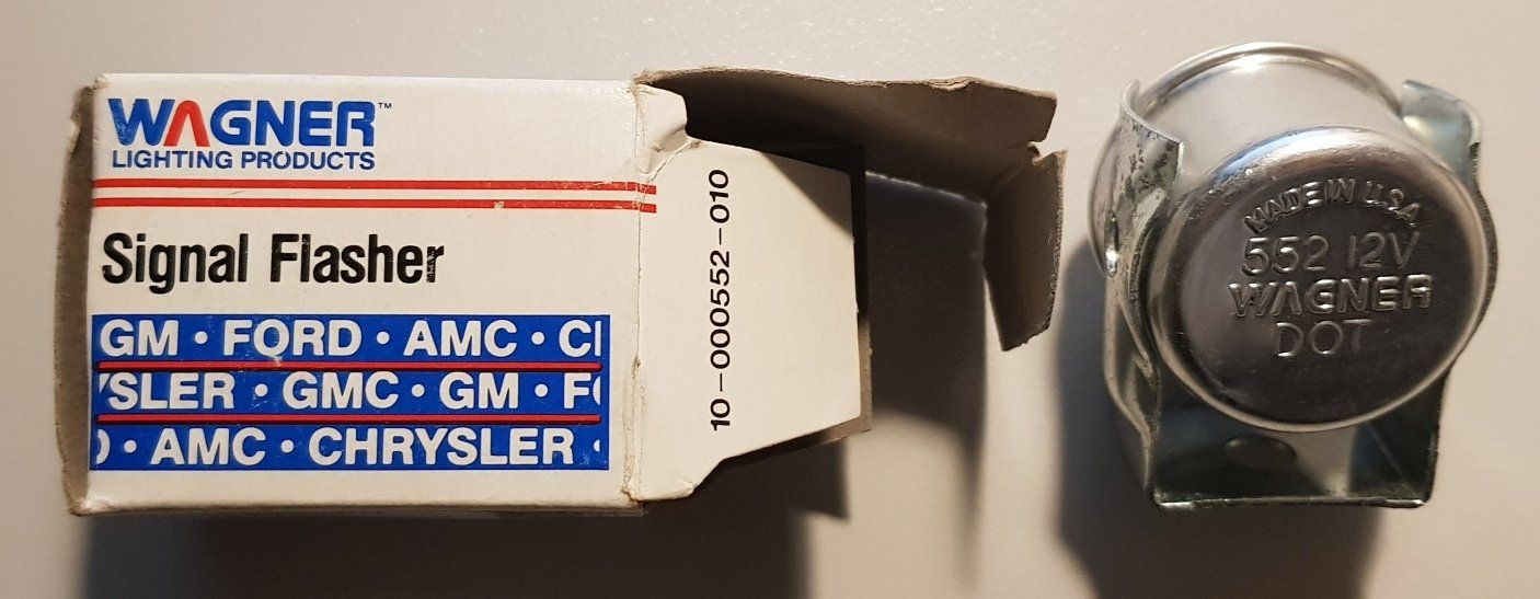 Interruttori: Flasher 552 H.D. 12V (Blinker) – Nuovo e nell'imballaggio originale da Menzingen venduto da Otti58