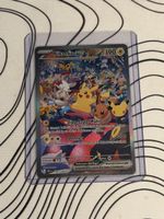 Pokémon Karte Pikachu ex 150/128 deutscher Zustand gut