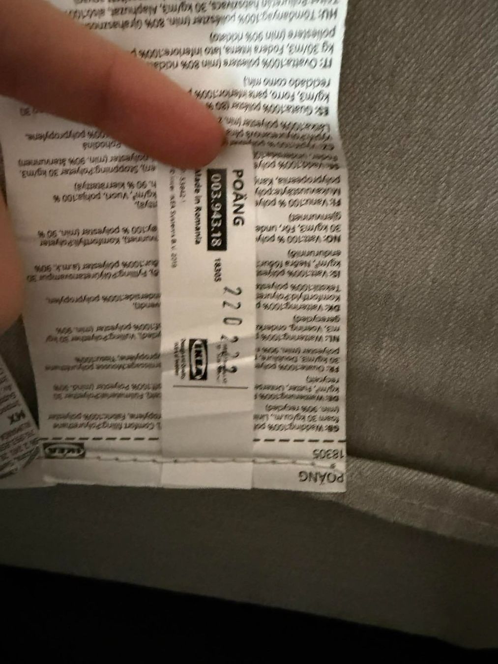 Ikea Sedie: stuhl mit hellgrauen Kissen – Usato da Riehen venduto da ann_76jw 4