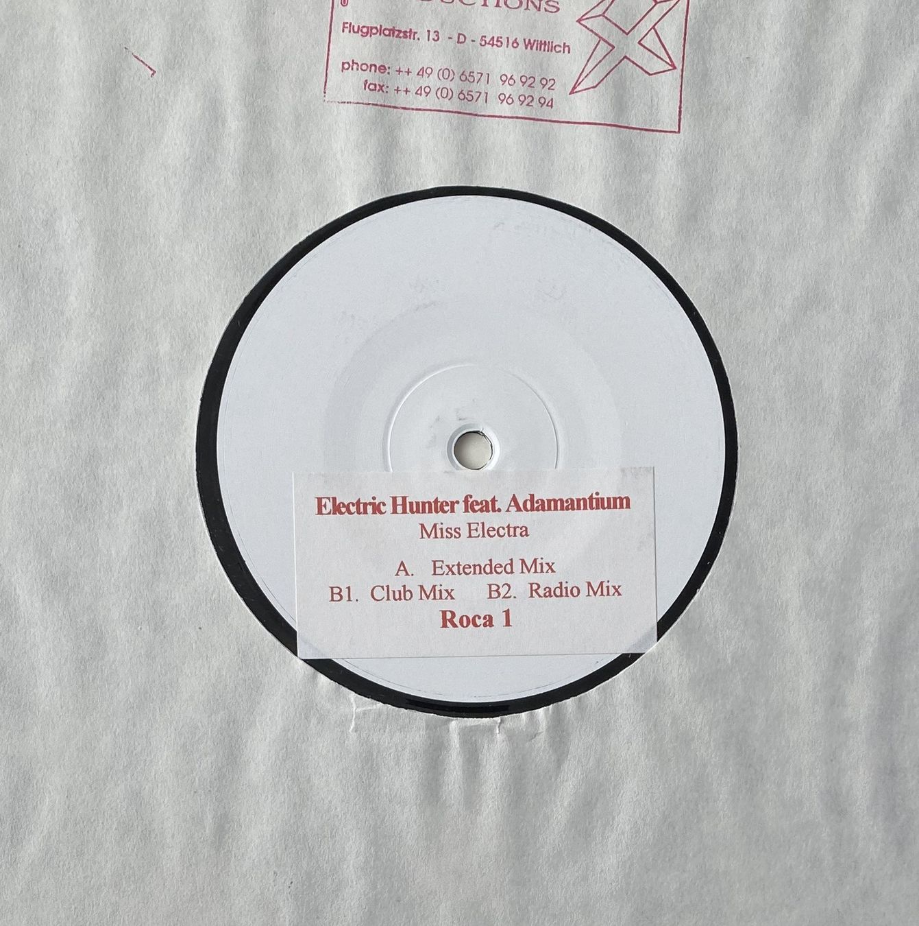 Dischi in vinile: Electric Hunter feat. Adamantium, Miss Electra (Electro) – Usato da Flums venduto da Empe1 2