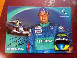 Autogramm Massa Felipe Sauber bedruckt