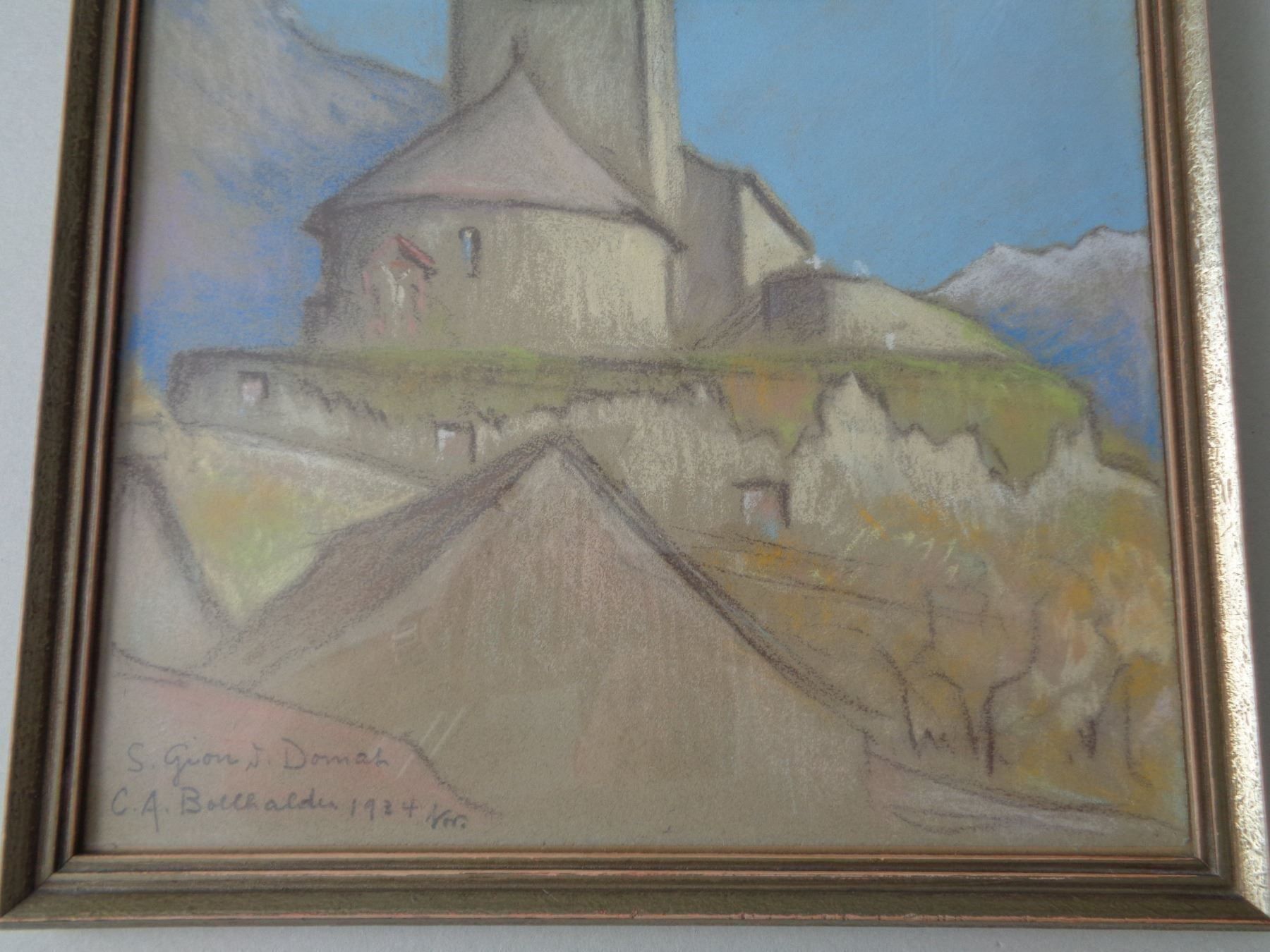 Tableaux: Originalpastellgemälde - C.A. Bollhalder – D'occasion à Chur par omonia 4