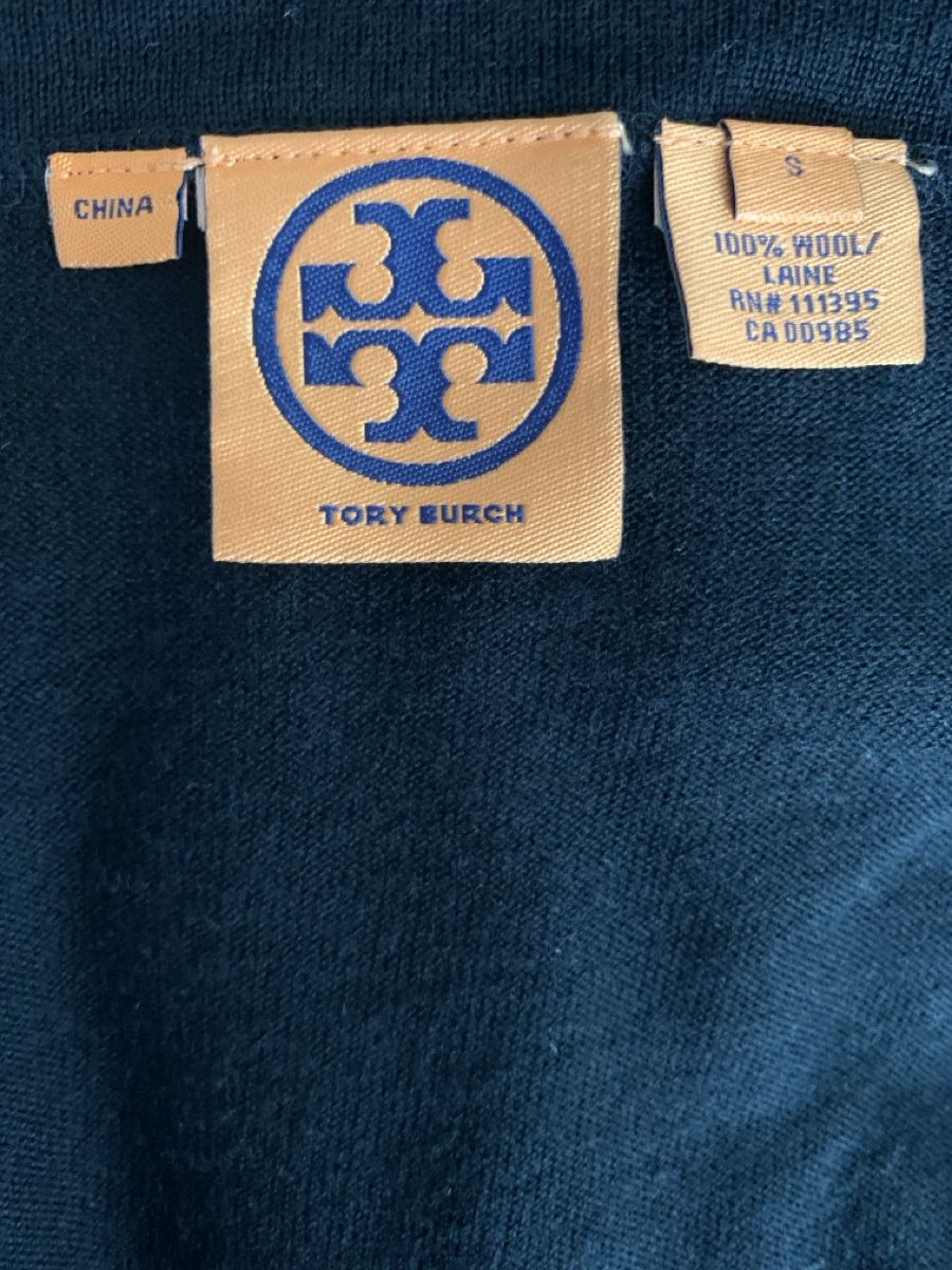 Tory Burch Giacche: TORY BURCH: Elegante leichte schwarze Strickjacke,  Gr. S – Usato da Luzern venduto da designluzern 4