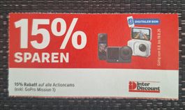 Interdiscount 15% Rabatt auf alle Actioncams exkl. GoProMis1