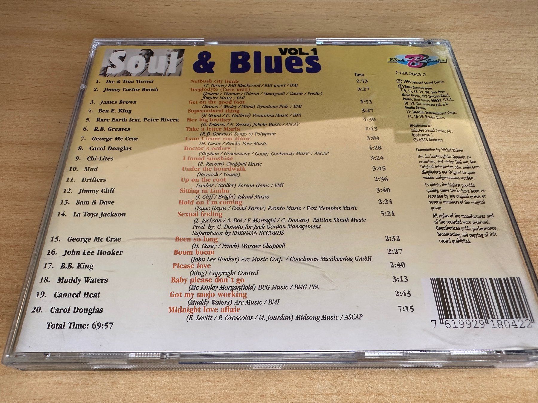 CDs: Various – Soul & Blues Vol. 1 – Gebraucht aus Rikon im Tösstal von Alpenmutz 1
