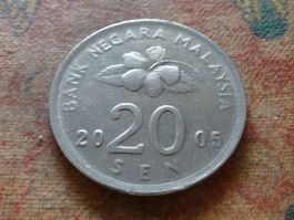 MALAISIE   20  Sen   2005  (P)