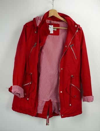 Rote Übergangsjacke, Gr. M, Fittiway