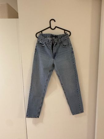 Jean décontracté taille haute, parfait pour l'automne!