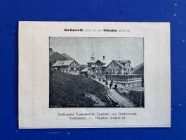 Kräzerli am Säntis Restaurant Radiostation Prospekt ca 1910