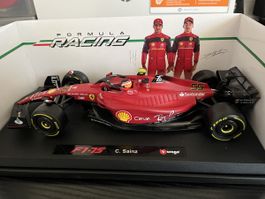 Ferrari F1-75.  C. Sainz 1:18