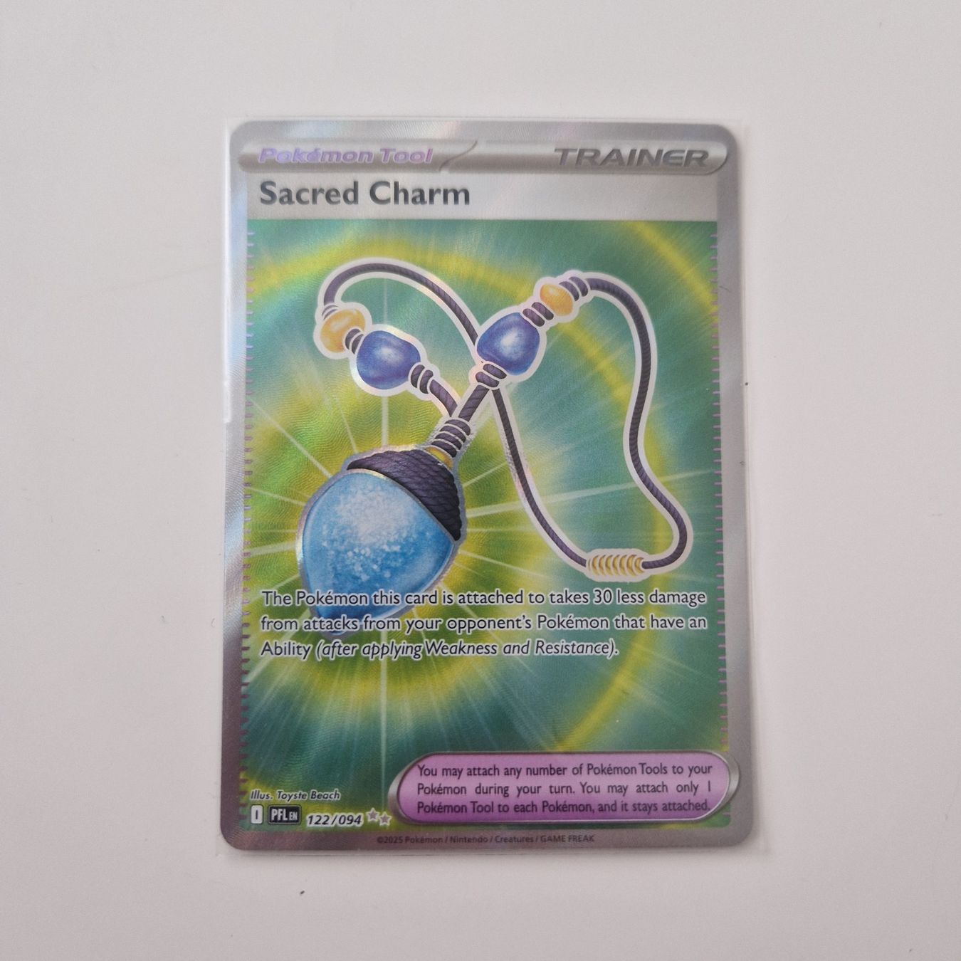 Pokémon Carte collezionabili: Phantasmal Flames Sacred Charm 122/094 Englisch – Usato da Brugg AG venduto da Sasch09