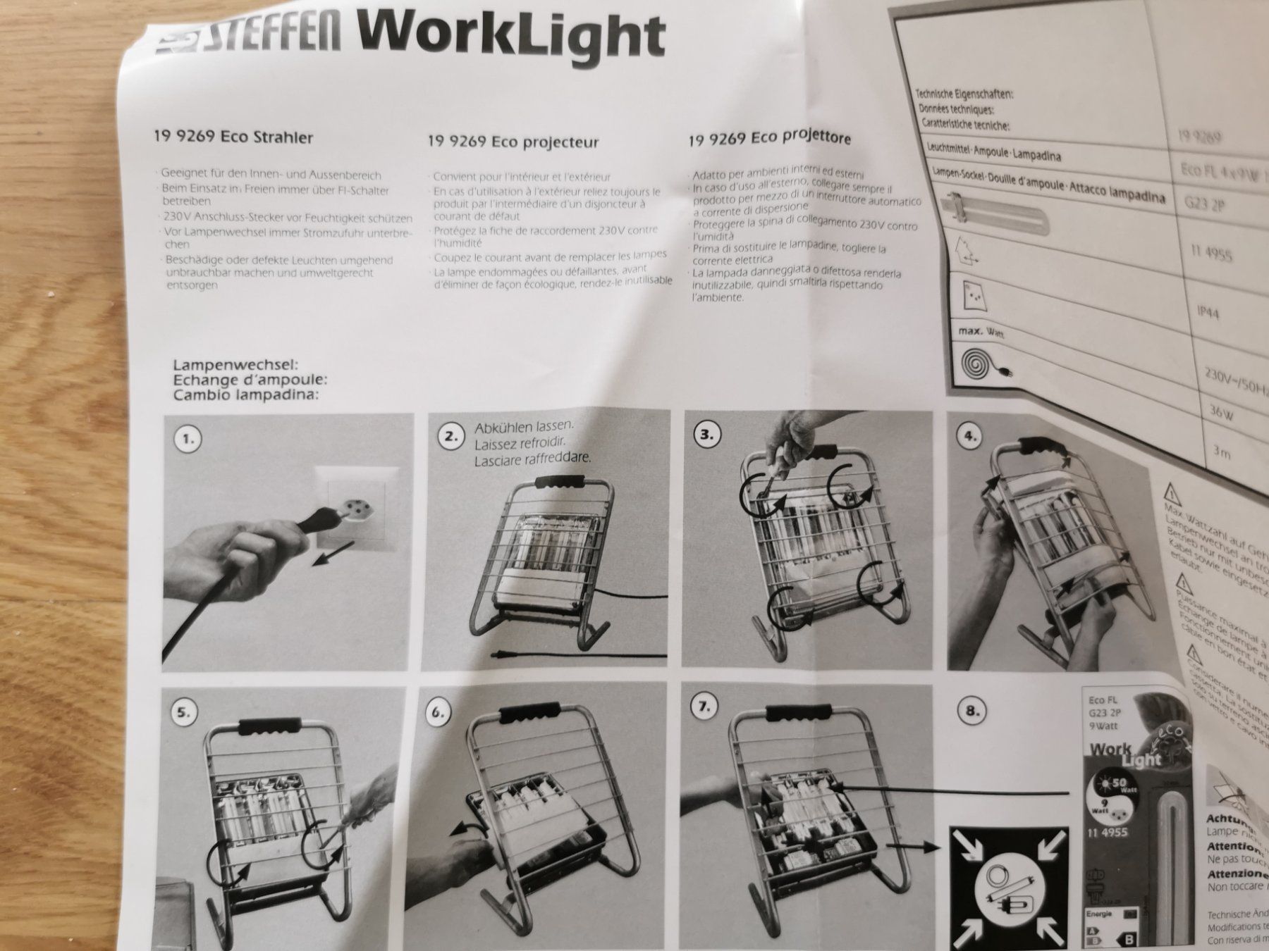 Lampen: Steffen Eco Strahler, 4x 9W – Neu und originalverpackt aus Pfäffikon SZ von Maijecka 5