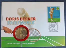 Numisbrief Boris Becker (Paraguay) 1987 ab 1 Fr. !!