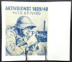 Soldatenmarken 2.WK, Mitr Kp IV/80, geschn, Wi Inf 452-2