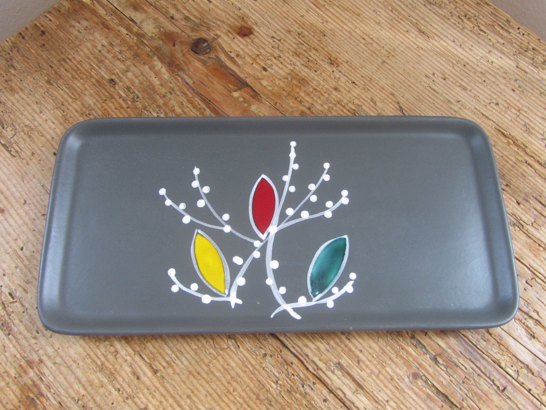Servierplatten: Vintage Cake-Platte, 50er Jahre Design – Gebraucht aus Seengen von mikelele