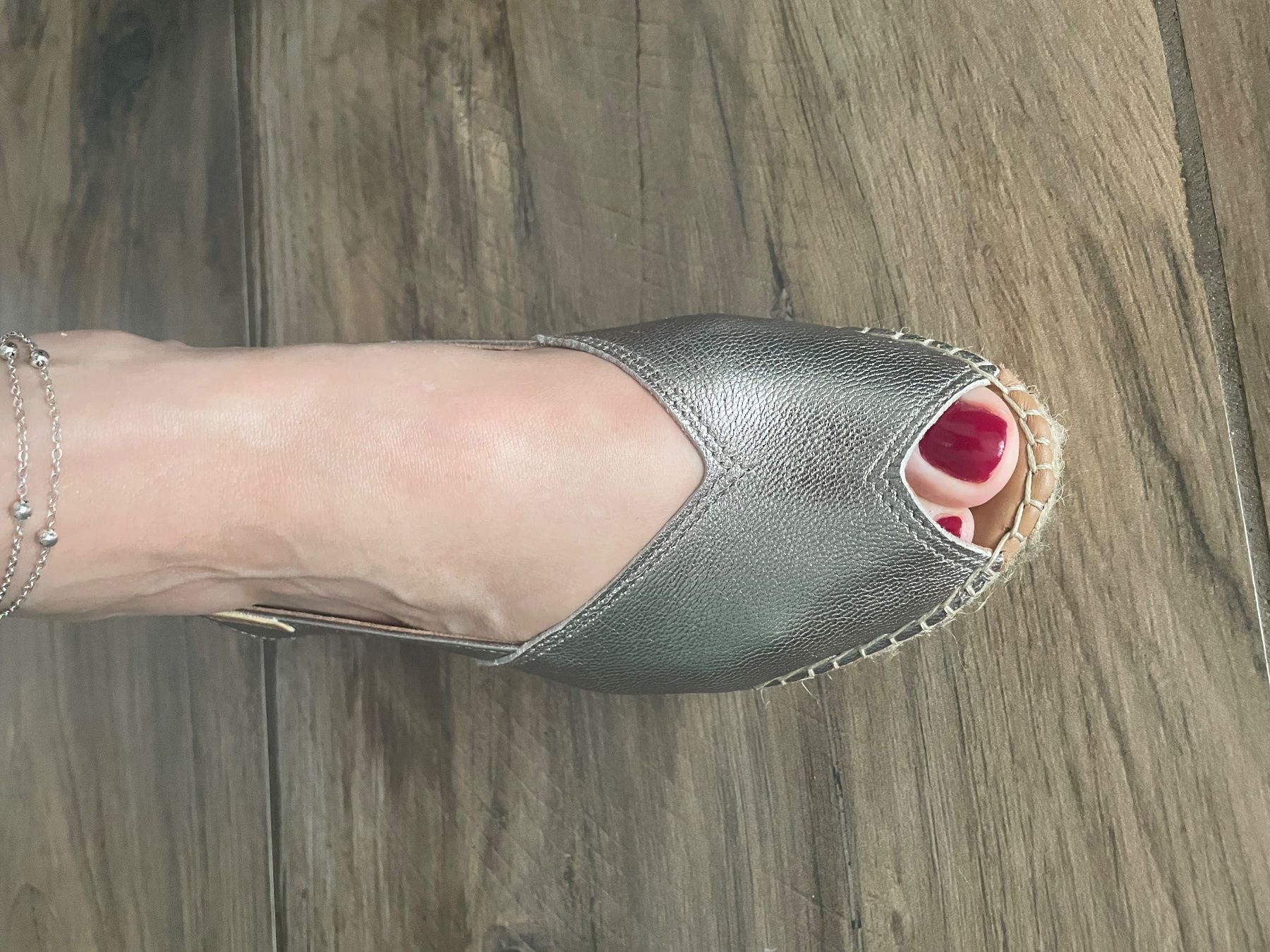 Scarpe da donna: Espadrilles metallic gold Grösse 37 – Nuovo (secondo la descrizione) da Birrwil venduto da cko_nd6k 1